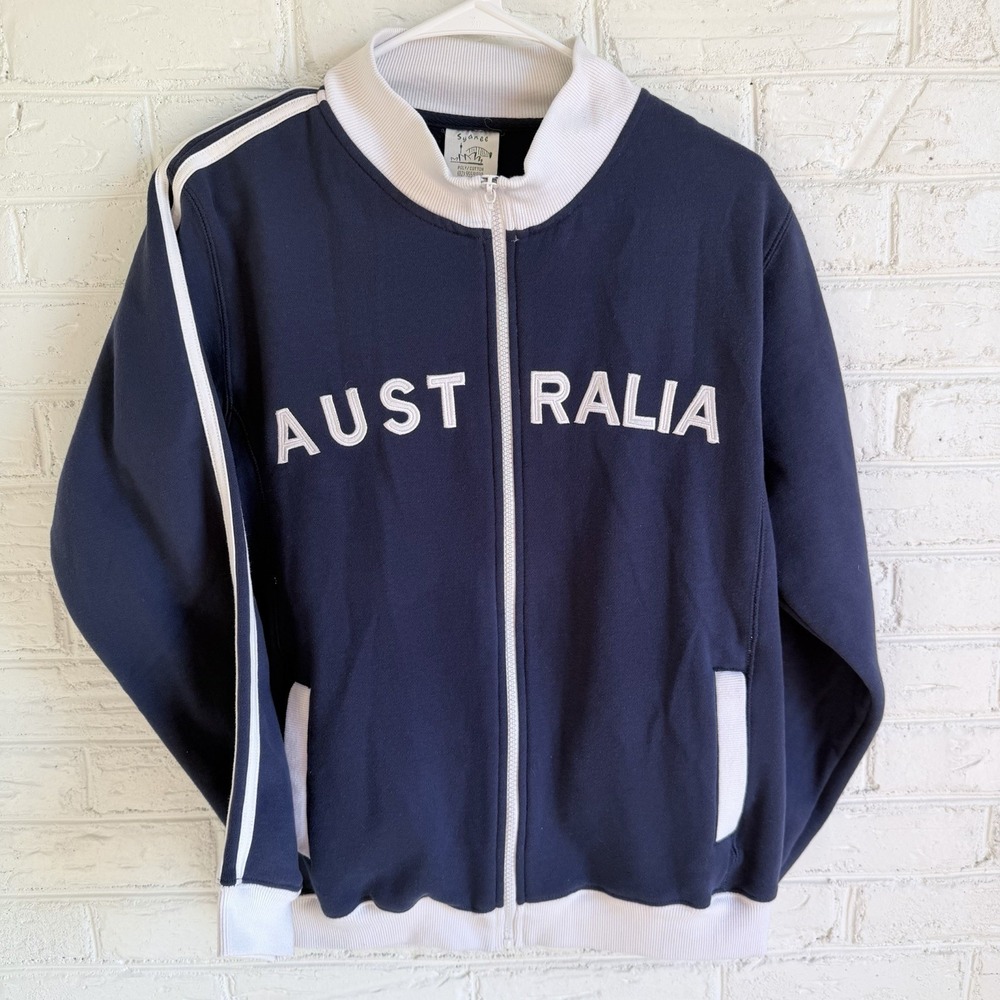 Sydnee‎ AUSTRALIA Athletic Full Zip Jacket Unisex Size XL See Measurements